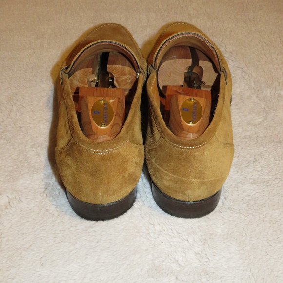 Sutor Mantellassi Tan Calf Suede Penny Loafers US 10 main image 6
